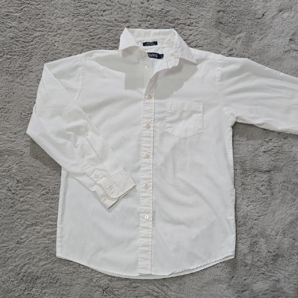 Chaps classic white button down longsleeves shirt size XS